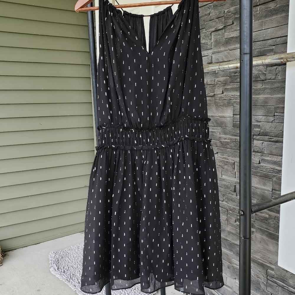 NWOT Black Joie silk dress